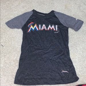 adidas miami marlins t shirt